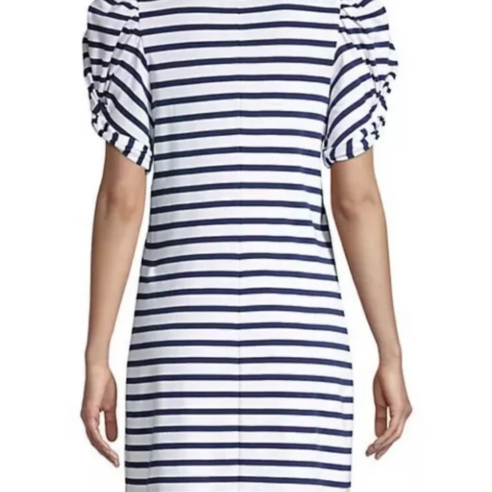 NWT XS LILLY PULITZER Anabella Dress High Tide Navy Perfect Stripe - Picture 8 of 12